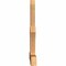 Ekena Millwork Redmond Smooth Timber Gable Bracket, Western Red Cedar, 72"W x 45"H x 3 1/2"D x 5 1/2"F, 15/12 Pitch GBW072X45X0406RED00SWR - alternate 2